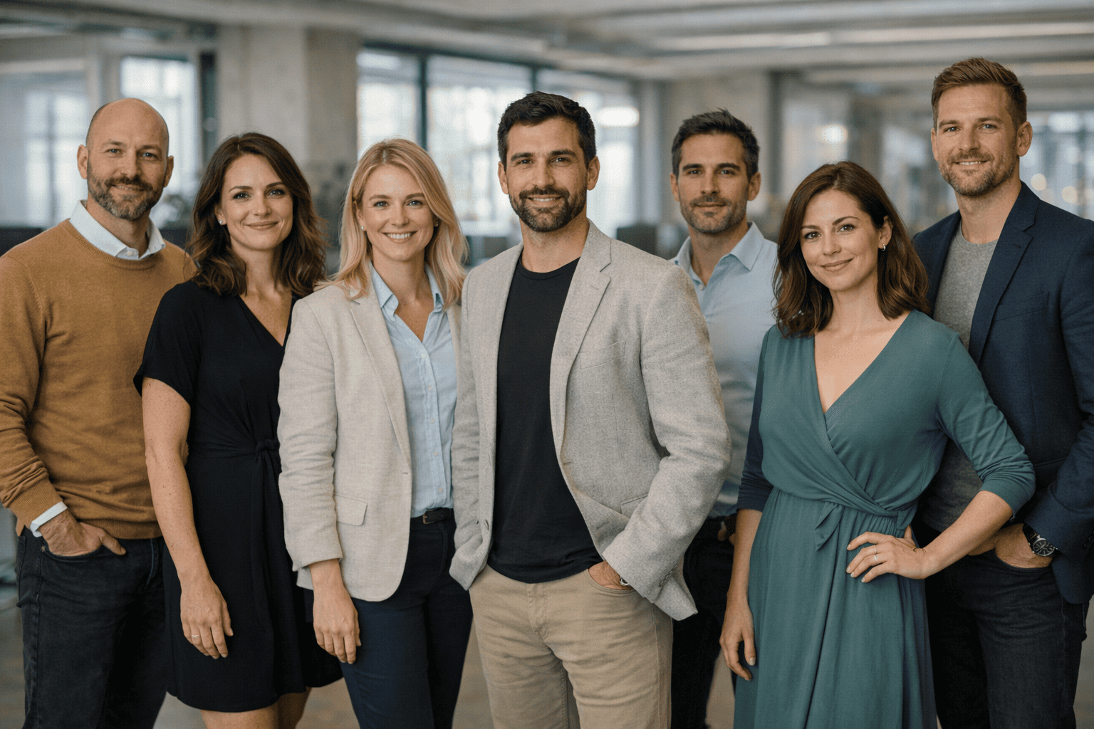 Team working on AI trading platform — Monarque Fondif